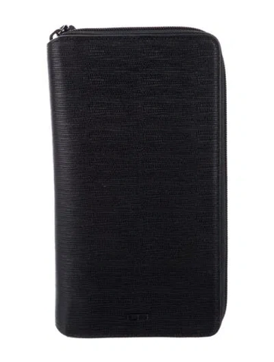 Pre-owned Tumi Leather Wallet In Black