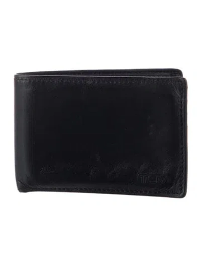 Pre-owned Tumi Leather Wallet In Black