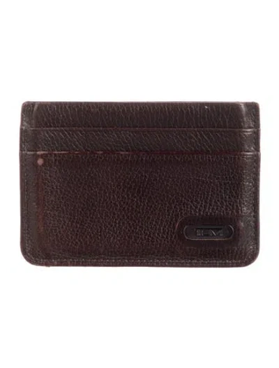 Pre-owned Tumi Leather Wallet In Brown