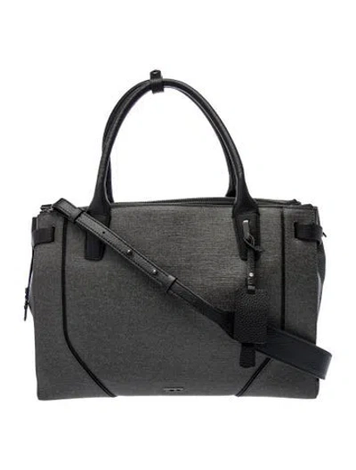 Pre-owned Tumi Leather Weekender Bag In Black