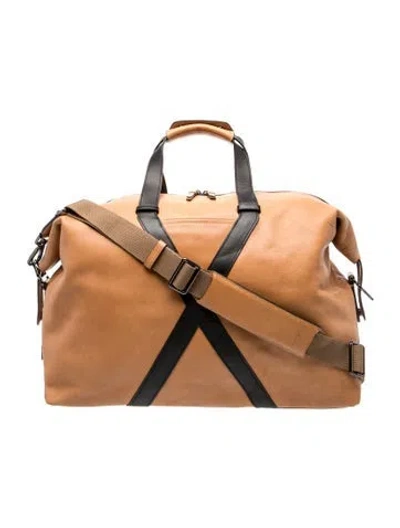 Pre-owned Tumi Leather Weekender Bag In Brown