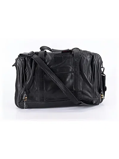 Pre-owned Tumi Leather Weekender In Black