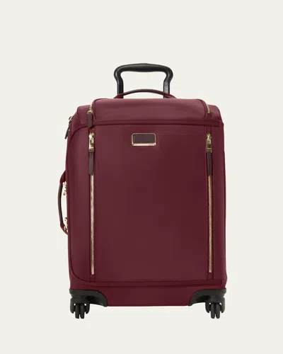 Tumi Leger International Expandable Carry-on In Burgundy
