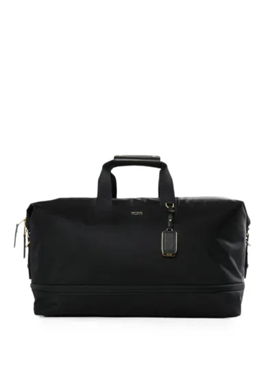 Tumi Logo-plaque Holdall In Black