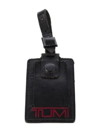 Pre-owned Tumi Luggage Tag In Black