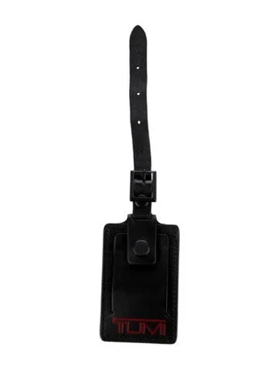 Pre-owned Tumi Luggage Tag In Black