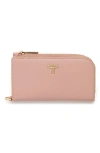 Tumi L-zip Card Case In Pink