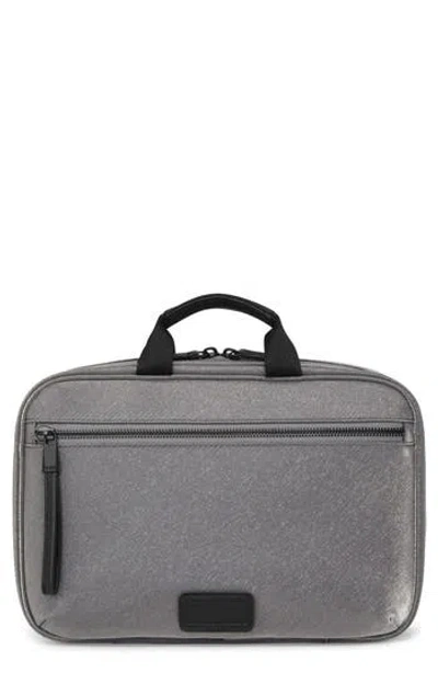 Tumi Madeline Nylon Cosmetics Bag In Silver Sky