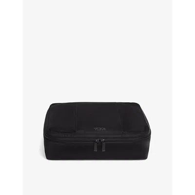 Tumi Medium Logo-embroidered Woven Packing Cube Black