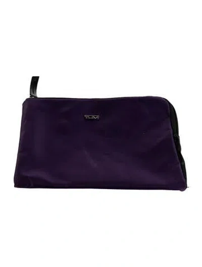 Pre-owned Tumi Medium Purple Cosmetic Bag