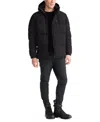 Tumi Men's Asymmetrical Zip Premium Down Fill Heavyweight Puffer In Black