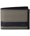 Tumi Double Billfold Wallet In Gray