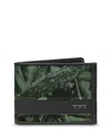 Tumi Men's Forest Camo Double Billfold Wallet In White