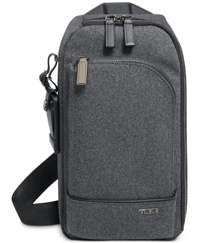 Tumi Harrison Gregory Sling Bag In Dark Charcoal