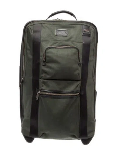 Pre-owned Tumi Men's International Carry-on Bag In Green