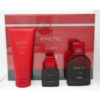 Tumi Men's Kinetic Gift Set Fragrances 850016678607 In White