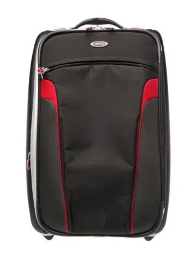 Pre-owned Tumi Men's Multicolored Rolling Suitcase In Black