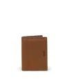 Tumi Men's Nassau Double Billfold Leather Wallet In Cognac