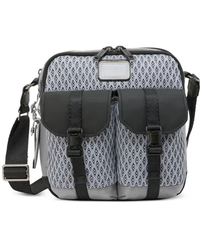 Tumi Men's Patterned Crossbody Bag In Gray