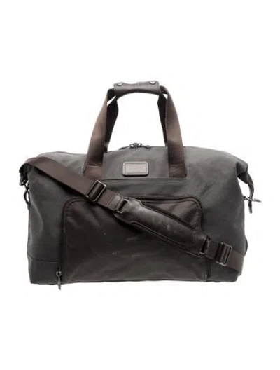 Pre-owned Tumi Mens Carry On In Brown/grey
