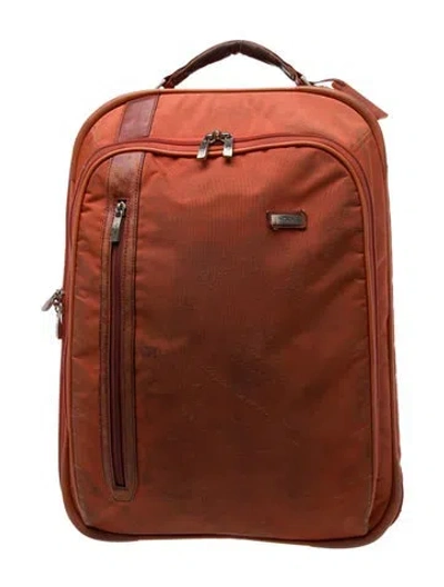 Pre-owned Tumi Mens Rolling Suitcase In Orange