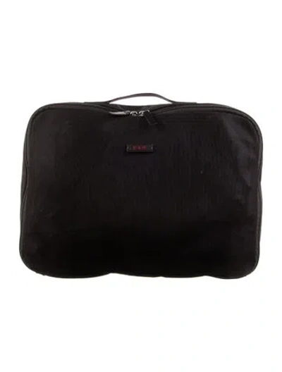 Pre-owned Tumi Mesh Travel Case In Black