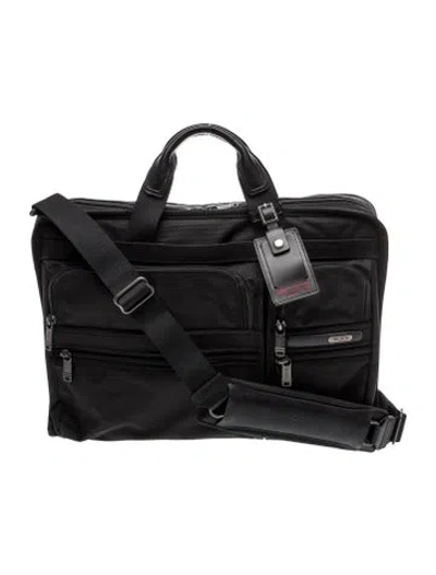 Pre-owned Tumi Messenger Bag In Black