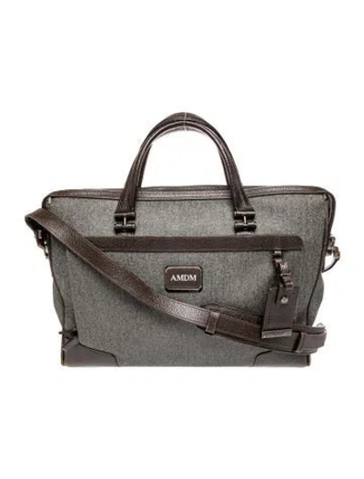 Pre-owned Tumi Messenger Bag In Gray