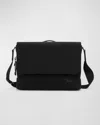 Tumi Midland Flap Nylon Messenger Bag In Black