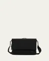 Tumi Midland Flap Nylon Messenger Bag In Black