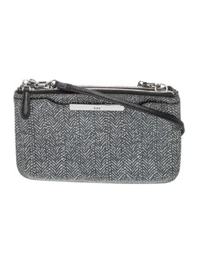 Pre-owned Tumi Minaudière In Gray