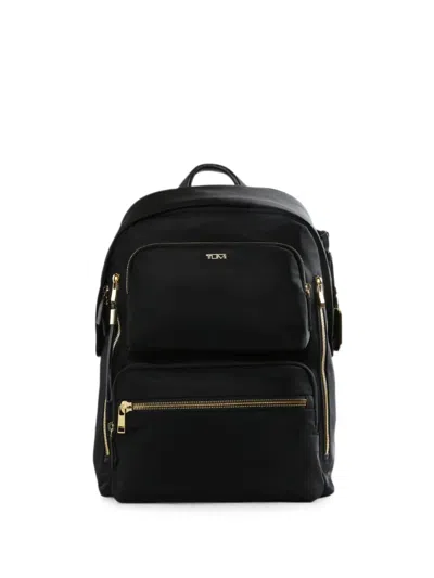 Tumi Montana Logo-plaque Backpack In Black