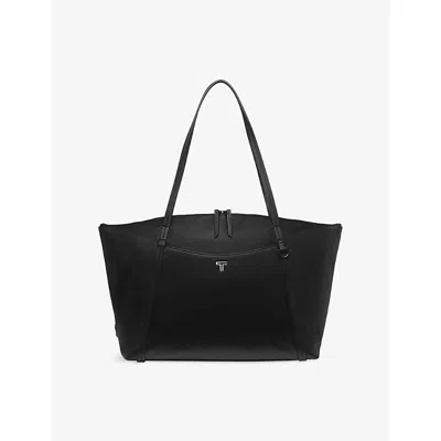 Tumi Montclair Boarding Shell Tote Bag Black/gunmetal