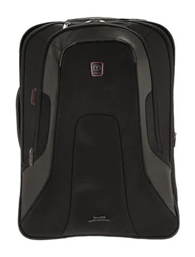 Pre-owned Tumi Multifunctional Luggage Holder W/ Rollers In Black