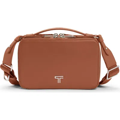 Tumi Myla Leather Crossbody Bag In Brown