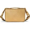 Tumi Myla Leather Crossbody Bag In Gold