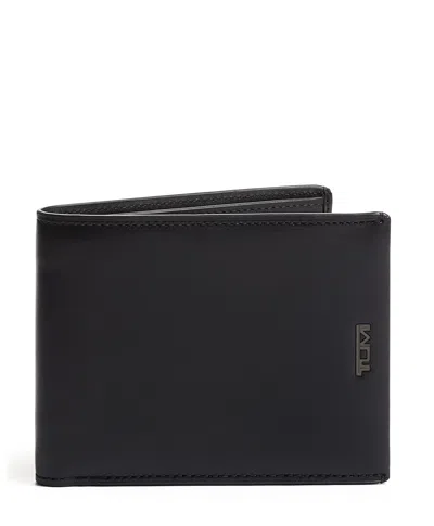 Tumi Nassau Global Wallet W/ Coin Pocket In Black Smooth