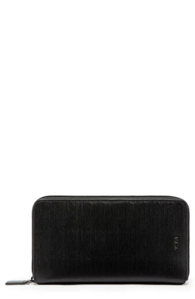 Tumi Nassau Leather Travel Wallet In Black