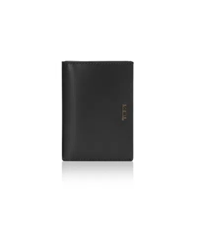 Tumi Nassau Multi Window Card Case In Black Smooth