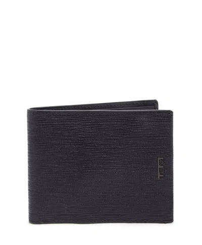 Tumi Nassau Slg Global Double Billfold In Black Embossed