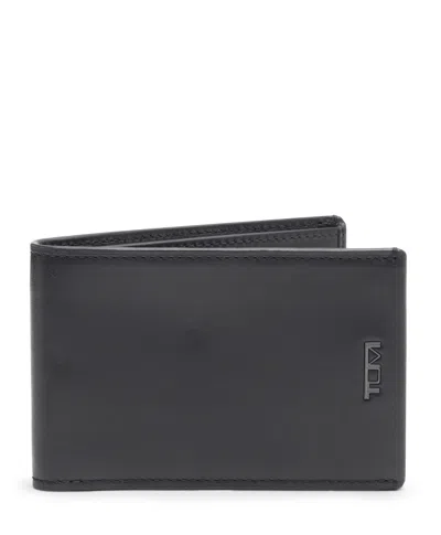 Tumi Nassau Slg Slim Single Billfold In Black Smooth