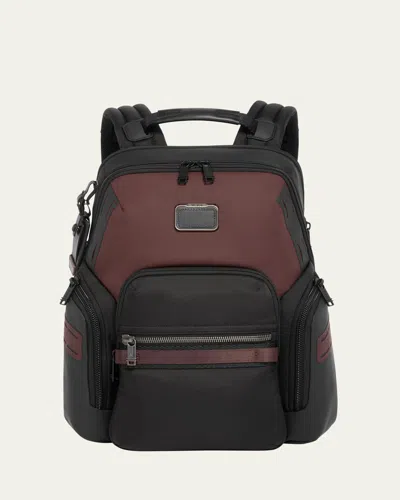 Tumi Navigation Backpack In Oxblood
