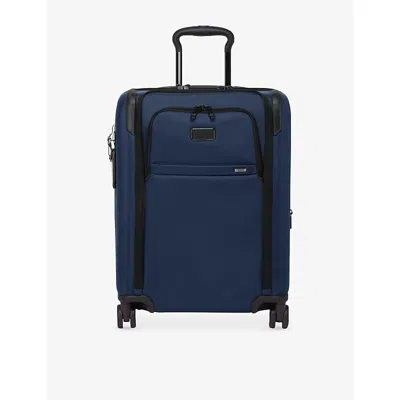 Tumi Navy Alpha Large Dual Access Expandable Cabin Suitcase 55cm In Pattern