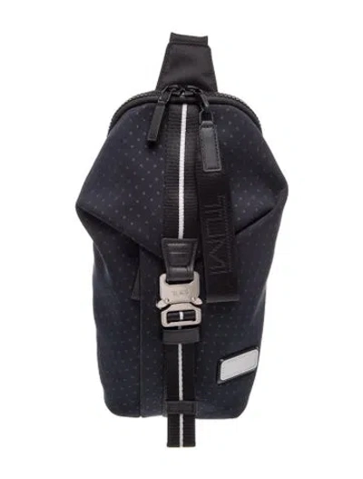 Pre-owned Tumi Neoprene Backpack In Blue
