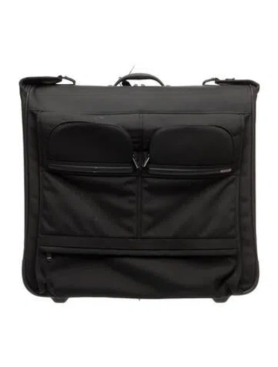Pre-owned Tumi Nylon Alpha Garment Carry-on In Black
