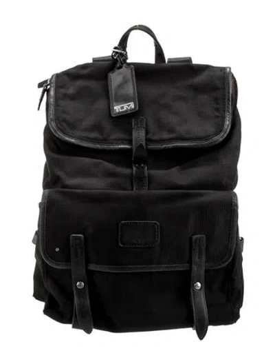 Pre-owned Tumi Nylon Backpack In Black