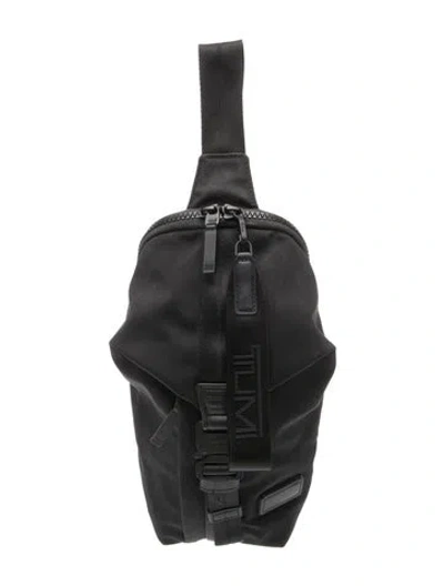 Pre-owned Tumi Nylon Backpack In Black