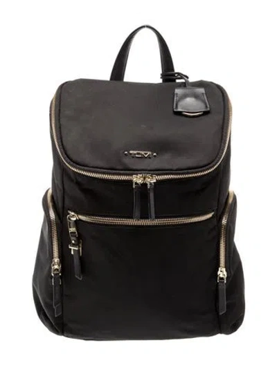 Pre-owned Tumi Nylon Backpack In Black