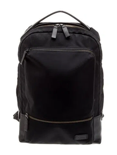 Pre-owned Tumi Nylon Backpack In Black