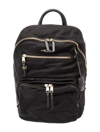 Pre-owned Tumi Nylon Backpack In Black